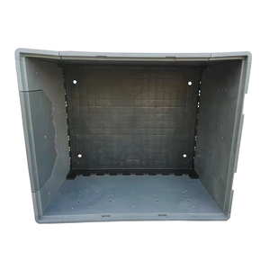 Large Heavy Duty <strong>Stackable</strong> Folding Collapsible <strong>Bulk</strong> Plastic Pallet Foldable Box/bin <strong>Container</strong> for Storage