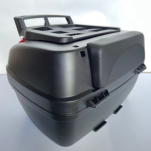 TANK modeli için motosiklet gövde 40L büyük kapasiteli yüksek kaliteli motosiklet aksesuarları kuyruk kutusu satılık fabrika - Product Image 5