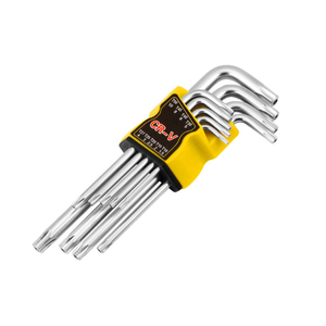 เครื่องมือซ่อมบำรุงชุดกุญแจหกเหลี่ยมแบบพับได้หลายแบบ9ชิ้น - Product Image 5