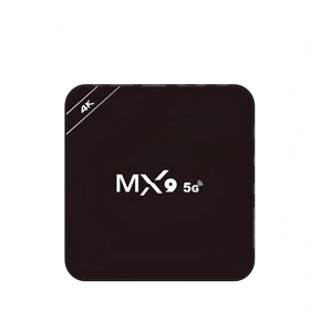 Mx9 5g Android Tv Box con sistema 10.0 2.4g 5g Dual Wifi Set-top Box - Product Image 1