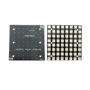 WS2812 LED 5050 RGB 8x 8 LEDマトリックスWS2812V8 * 864ビットフルカラー5050RGBLEDランプパネルライトWS2812 - Product Image 2