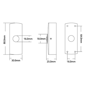 Factory Price Rugged Metal Door <strong>Exit</strong> <strong>Button</strong> Open <strong>Push</strong> <strong>Button</strong> for Physical Access Control Security - Product Image 6