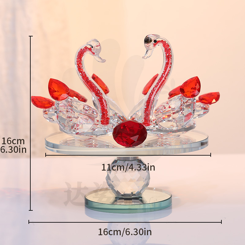 Medium-sized turntable, swan red