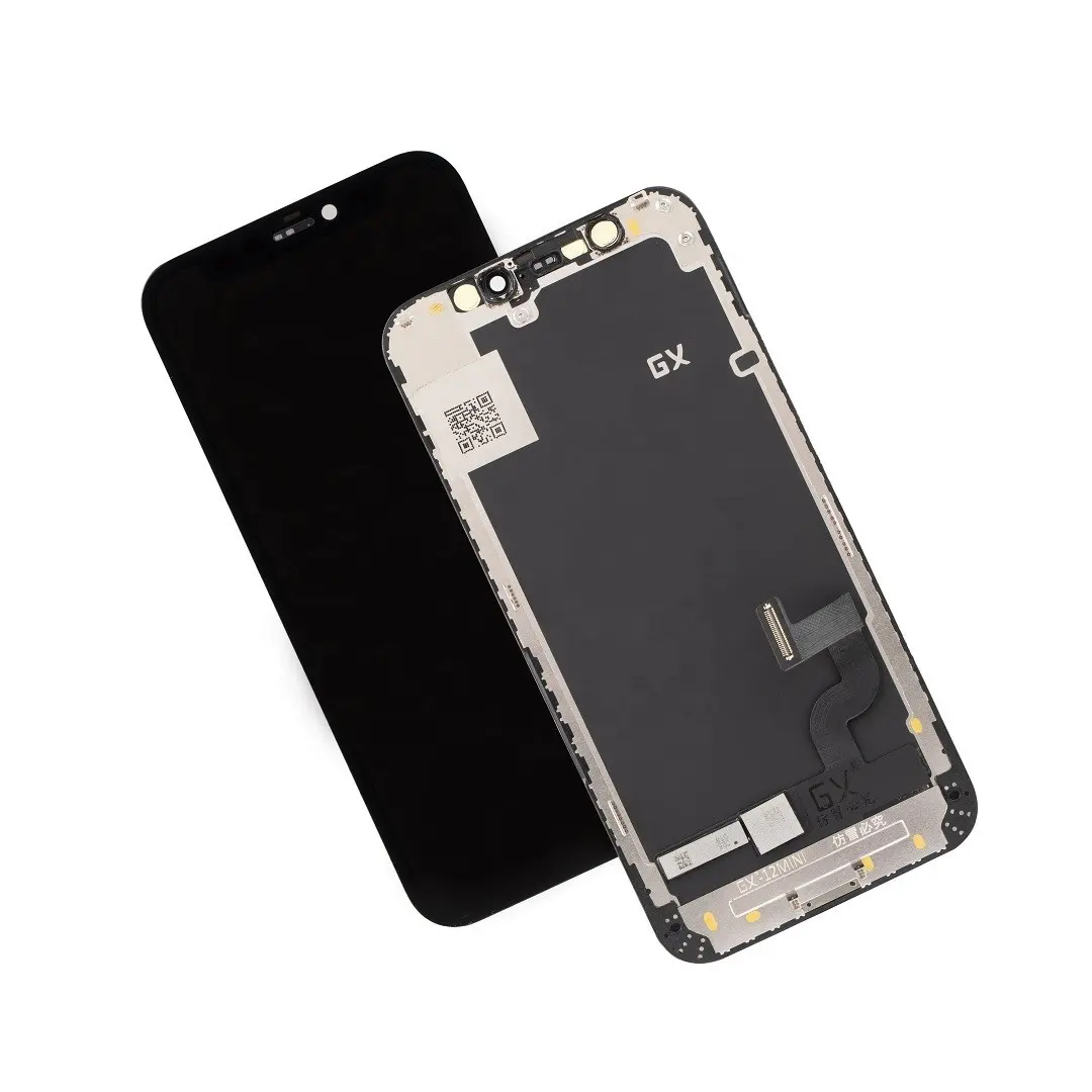 Tampilan layar LCD OLED GX, rakitan Digitizer layar sentuh untuk iphone 12 Mini Real GX AMOLED