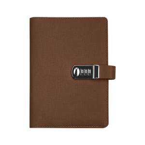 Office Supplies High End Smart <strong>Notepad</strong> A5 Journal Passcode <strong>Lock</strong> Diary Pu Leather <strong>Notebook</strong> <strong>with</strong> Power Bank 8000mah Organizer - Product Image 1