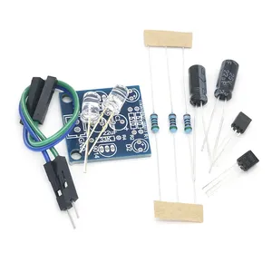 MHT11 einfacher 5 MM LED-Flash DIY-Kits DC 3V-14V Schaltungselektronik-Suite 1,6 mm Teile für Arduino blinkender Blitzkit - Product Image 4