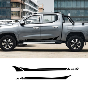 <span class=keywords><strong>Nissan</strong></span> navara np300 d40 d23 d22 מדבקות מכונית 2 יח בצד דלת פסים ויניל גרפי decals