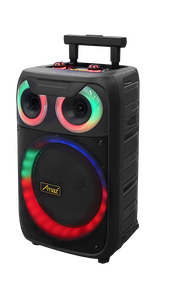 Alto-falante PA portátil sem fio para festas 800W sistema de som subwoofer de 15 polegadas