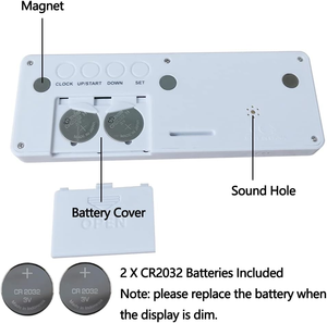 CHEETIE CP143 LCD conto alla rovescia Display alimentato a batteria giorni ore minuti secondi conto alla rovescia orologio con supporto - Product Image 3