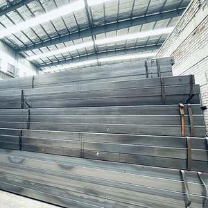 Tubulações galvanizadas Perfis quadrados e retangulares para materiais construção Tubulação quadrada e retangular