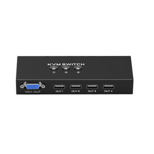 FJGEAR FJ-VK301 <strong>3</strong> Port Manual VGA <strong>KVM</strong> <strong>Switch</strong> Support 1920*1080@60Hz Resolution <strong>3</strong> in <strong>1</strong> Out VGA <strong>KVM</strong> <strong>Switch</strong>