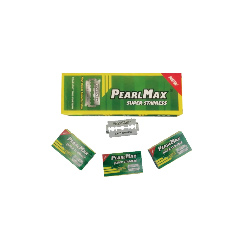 PearlMax Wholesale Stainless Steel Super Sharp Double Edge Razor Blades For India