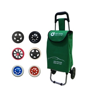 2024 नए डिजाइन तह खेल बाजार दो शॉपिंग ट्रॉली कार्ट थोक कारखाने कस्टम लोगो फोल्डेबल चढ़ाई सीढ़ी कार्ट - Product Image 6