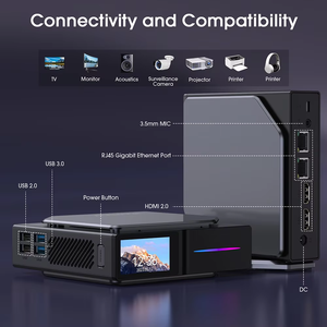 Intel Mini-Desktop-Computer der 12. Generation N100 N100 Quad Core DDR4 16GB 4K-Display Dual 2,5G Lan Windows11 Linux Barebone Mini-PC - Product Image 3