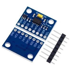 Módulo de aceleración del sensor de gravedad digital de 3 ejes ADXL345, módulo de transmisión IIC/SPI, sensor de inclinación, 1/2/2/2 - Product Image 2