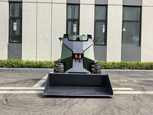 Giá rẻ CE/EPA New nhỏ nhỏ nhỏ vườn loader theo dõi mini Skid chỉ đạo Bộ nạp với xô đào hầm ROTARY cày - Product Image 2