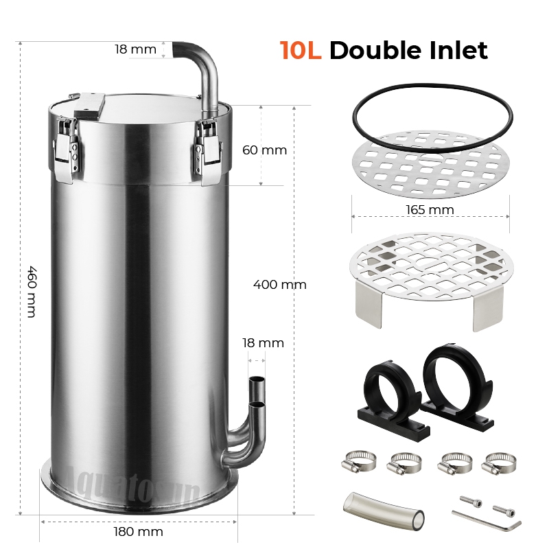 Entrée double 10L