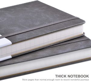 All'ingrosso A5 diario personalizzato in pelle sintetica con cinturino elastico stampato Logo del marchio diario taccuino in tessuto per taccuino - Product Image 5