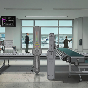 Maidun เครื่องสแกนร่างกายแบบพกพา705แบบชาร์จไฟได้เครื่องตรวจจับโลหะสำหรับงานอุตสาหกรรมเครื่องตรวจจับโลหะแบบมือถือ - Product Image 2