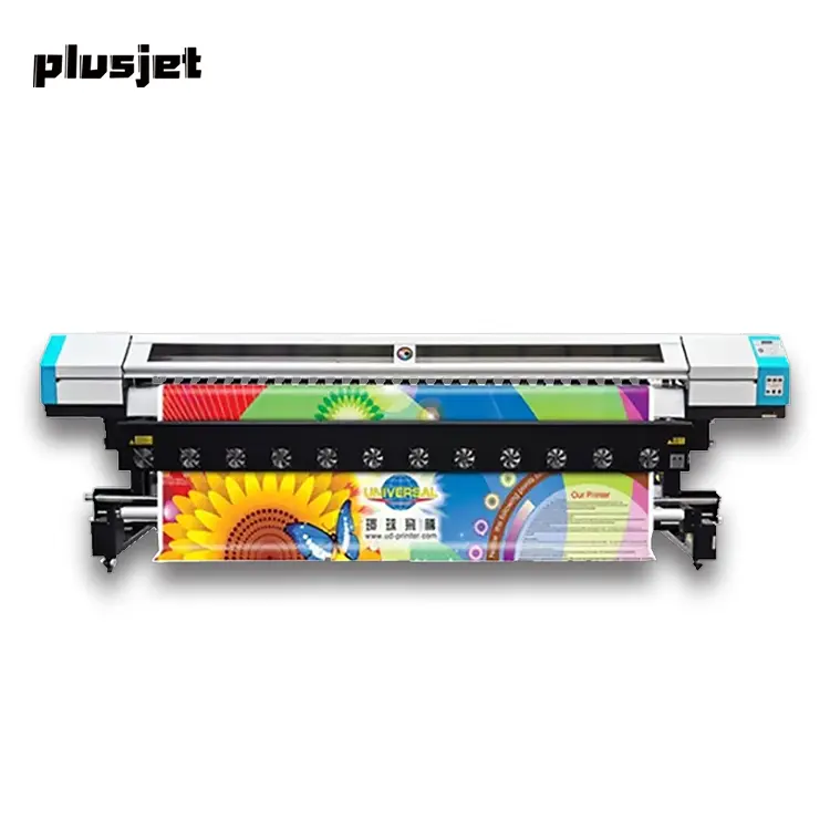 Plusjet Lớn Định Dạng Sinh Thái Dung Môi Máy In Với Epson I3200-E1 Đầu In Cho Galaxy 3.2M Lớn Định Dạng Sinh Thái Dung Môi Máy In