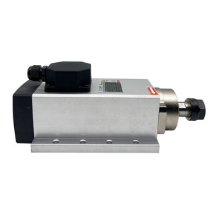 高速主轴GDZ80X73-2.2 <span class=keywords><strong>2.2kw</strong></span> ER20 24000RPM 220V 380V风冷数控电机主轴方形，带法兰，用于数控路由器 - Product Image 3