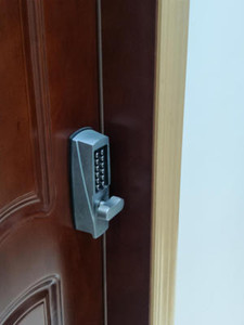 Su geçirmez anahtarsız tuş takımı şifre mekanik kombinasyon giriş kapı kilidi Bluetooth hafıza kartı çinko alaşım Push Button kilit 700 - Product Image 5