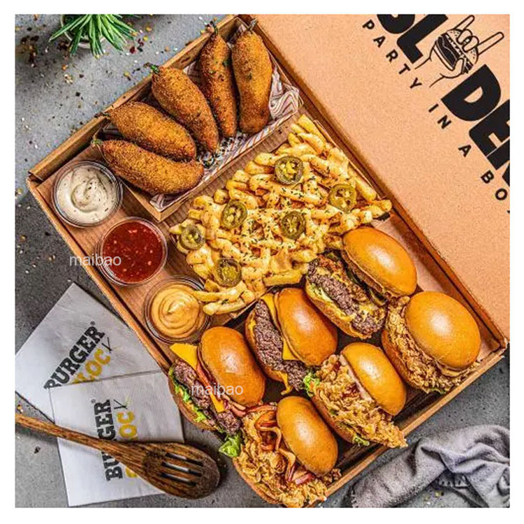 colorful pizza box
