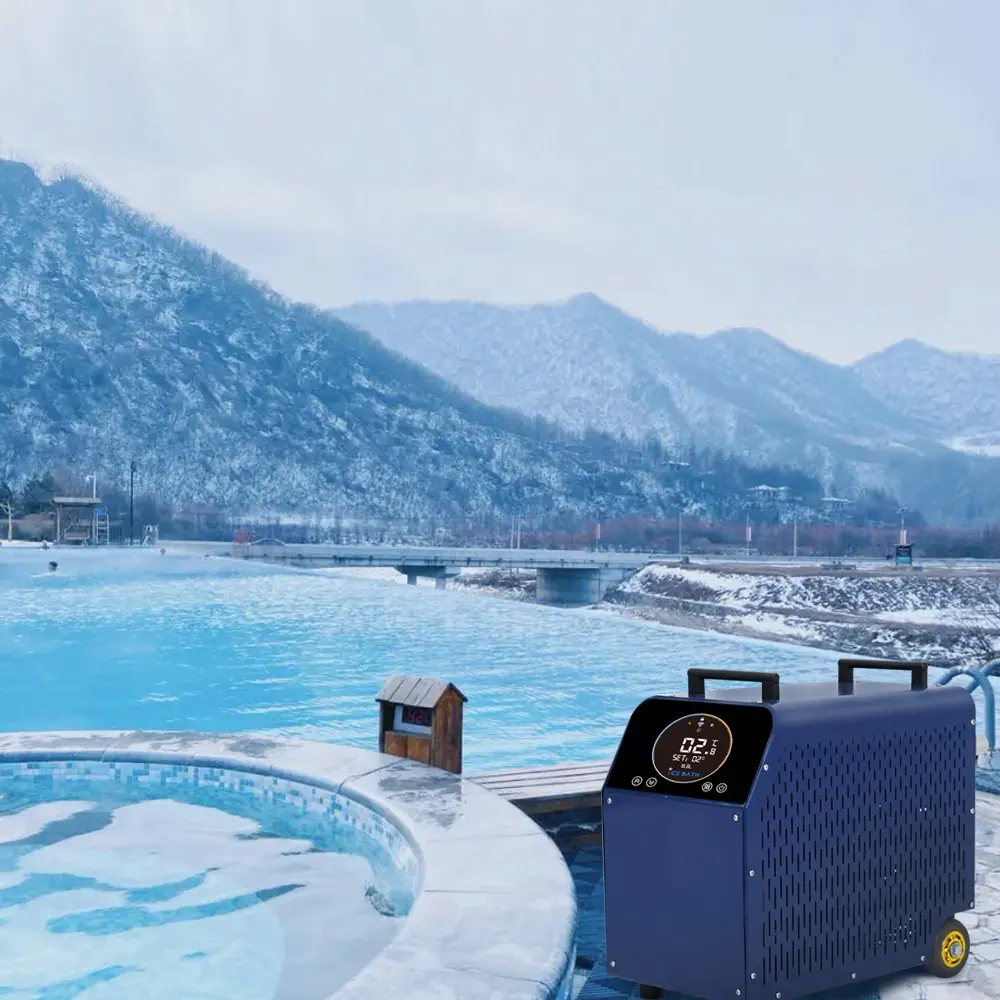 2024 pendingin desain baru atlet pemulihan kebugaran mesin pendingin Mini pendingin air terjun dingin portabel pendingin mandi es