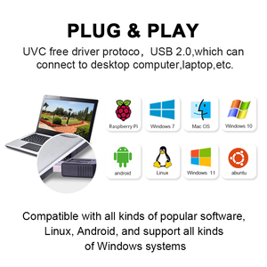 3200 HD USB Machine Vision Mini moduli fotocamera 720P H65 2.8mm 75 gradi Plug & Play per il riconoscimento facciale Android - Product Image 4