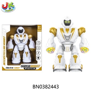 Oyuncak hobi elektrikli yürüyüş dönen robot pil kumandalı ışık ve müzik dans robot oyuncak çocuklar B/O robot - Product Image 6