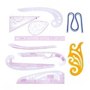 Pháp Đường Cong May May May Chắp Vá Cai Trị Thiết Lập Quần Áo Nhựa Thiết Kế Pháp Đường Cong Túi Công Cụ Cần Thiết Cho May Vá - Product Image 3