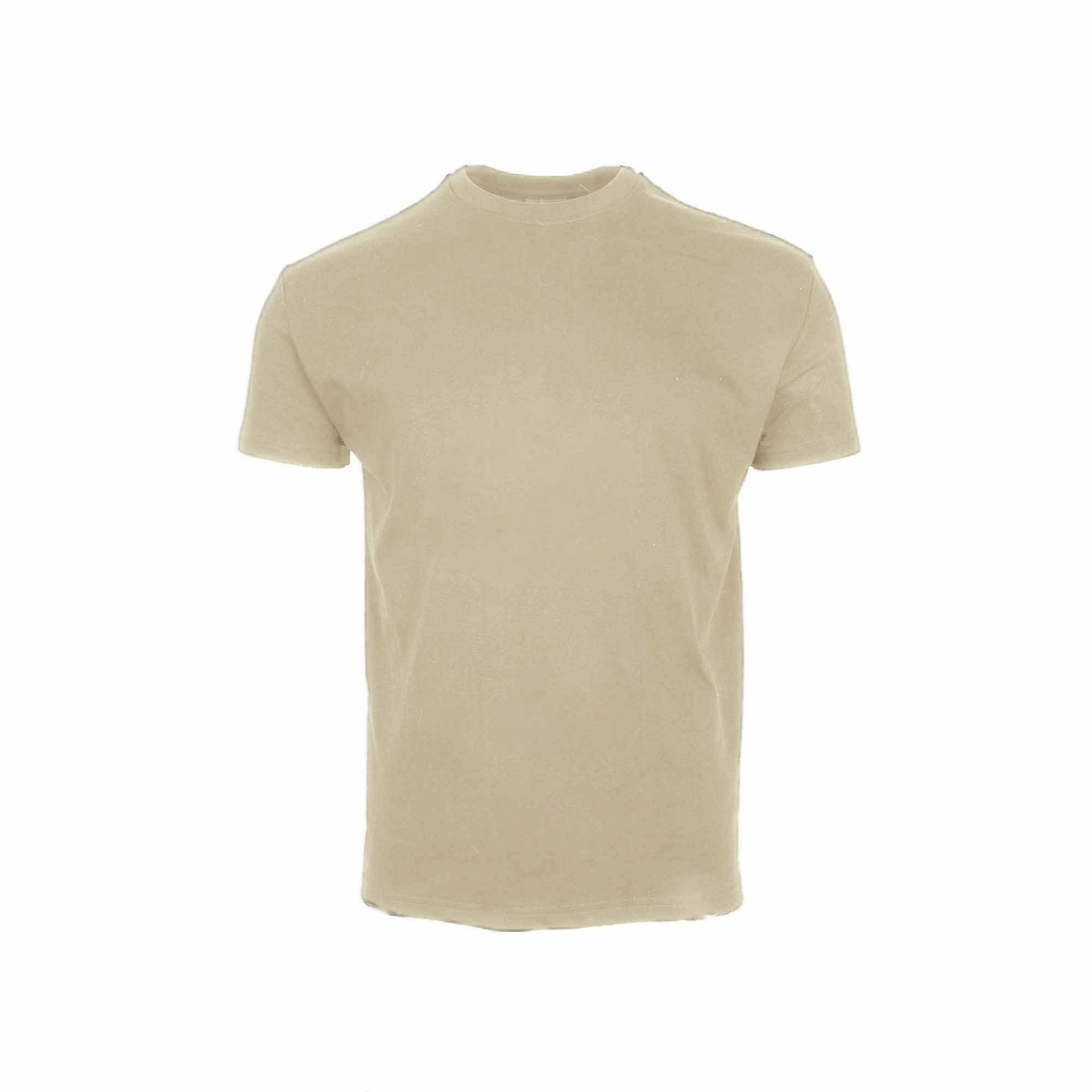 Khaki regular low neck