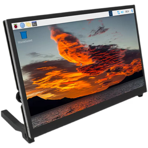 Schermo Raspberry Pi 3B/4B display da 10.1 pollici per computer schermo secondario schermo LCD touch screen capacitivo con staffa - Product Image 4