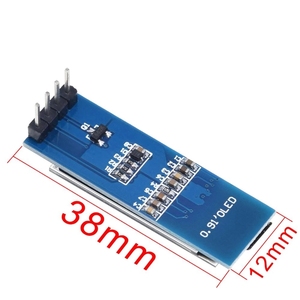 Modulo Display LCD OLED da 0.91 pollici IIC 12832 dispositivo di visualizzazione LCD compatibile con componenti elettronici 3.3V-5V