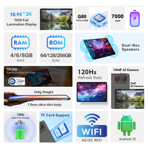 Manufacturer Custom 10 Inch <strong>Android</strong> 13 Tablet with 4GB RAM 64GB ROM Octa-Core <strong>Keyboard</strong> <strong>Mouse</strong> Case-for Business <strong>Use</strong> - Product Image 2
