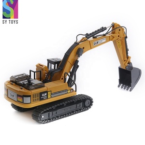 SY oyuncaklar 1:50 ölçekli çok fonksiyonlu alaşım araç oyuncak ekskavatör modelleri çocuk oyuncak tam alaşım ekskavatör statik modeli - Product Image 4