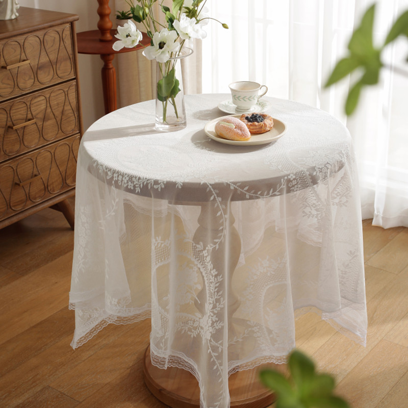 Factory Direct Sale Lace Tablecloth New Apricot  Embroidery Design Lace Tablecloth Buy Tablecloth For Party