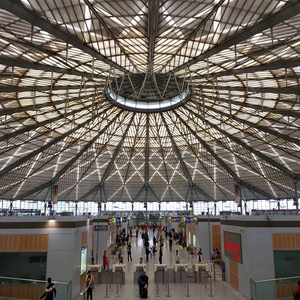 Airport Concourse Bridge <strong>Structural</strong> Steel Warren Truss Support Framework. - Product Image 4