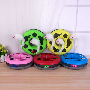 Juguetes interactivos para gatitos con gatos divertidos superventas de fábrica, pistas de rodillos con hierba gatera, juguete para mascotas con pelotas de ejercicio, ratón teaser - Product Image 3