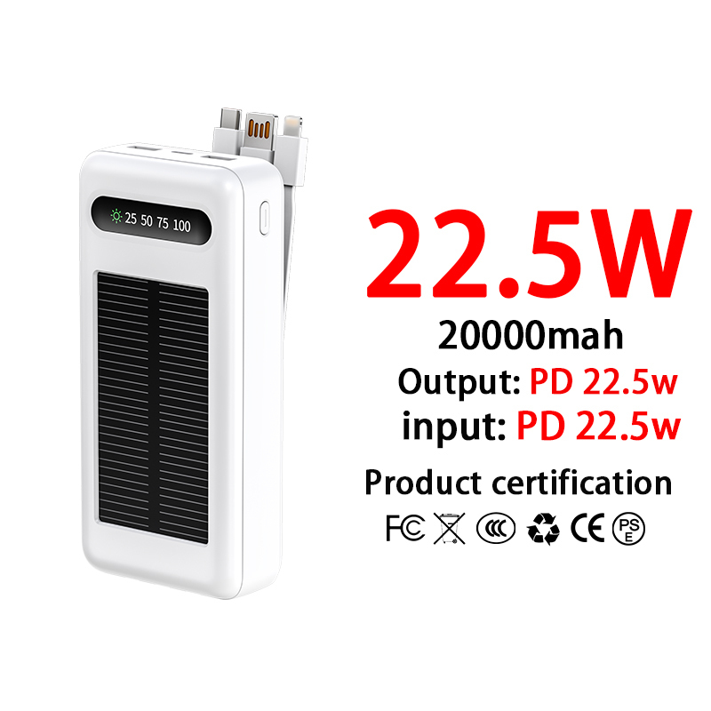 22,5 W-Blanc-20000 mah