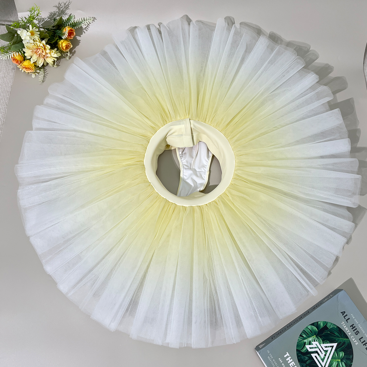 Jaune ombré (7 tulles)