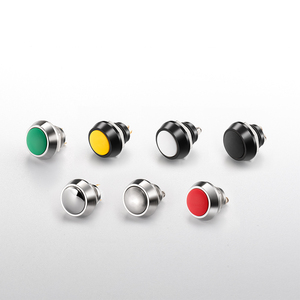 Chinakel 12mm momentaneo interruttore a pulsante interruttore a pulsante Mini interruttore a pulsante controllo industriale in acciaio inox IP65 - Product Image 1
