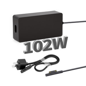 102W Laptop Pc Cargadores Fuente de alimentación conmutada Adaptadores de computadora para Microsoft Surface