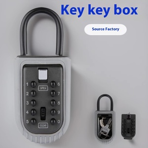 鍵箱家庭用鍵収納安全ロック用屋外盗難防止押しボタンパスワード吊り下げ式 - Product Image 2