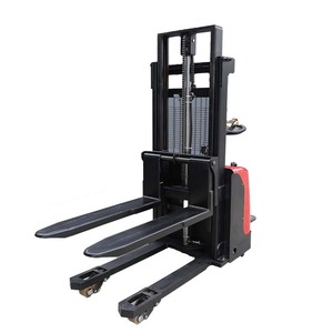 1500kg 2000kg Double Lifting Electric Pallet Stacker Electric Forklift Electric Stacker Hydraulic <strong>Loading</strong> and <strong>Unloading</strong> Vehicle - Product Image 1
