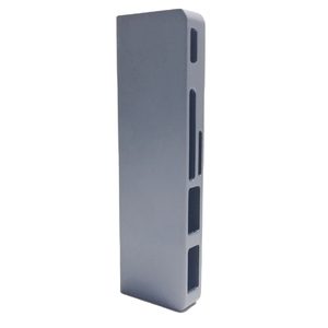 Componente del Computer profilo in alluminio estruso coperchio anodizzato lettore di schede Hub USB fabbrica di lavorazione di parti metalliche cnc personalizzate - Product Image 1