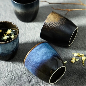 Japanese Style Multi-color 150ml Water <strong>Cup</strong> Ceramic Mug Custom Coffee Tea <strong>Cup</strong> Set of 5 - Product Image 5