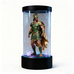 3D Holographic xi lanh hiển thị trường hợp ai con người ba chiều Tủ Hologram chiếu trong suốt tương tác ba chiều trong nhà OEM - Product Image 2
