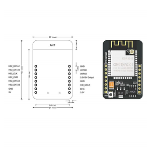 ESP32-CAM scheda di sviluppo ESP-32S modulo WiFi con OV2640 modulo WIFI + BT modulo - Product Image 4