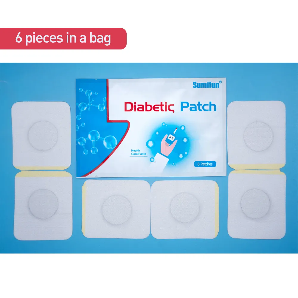 Hot Selling Sumifun 6pcs diabetic patches per bag Natural Herb